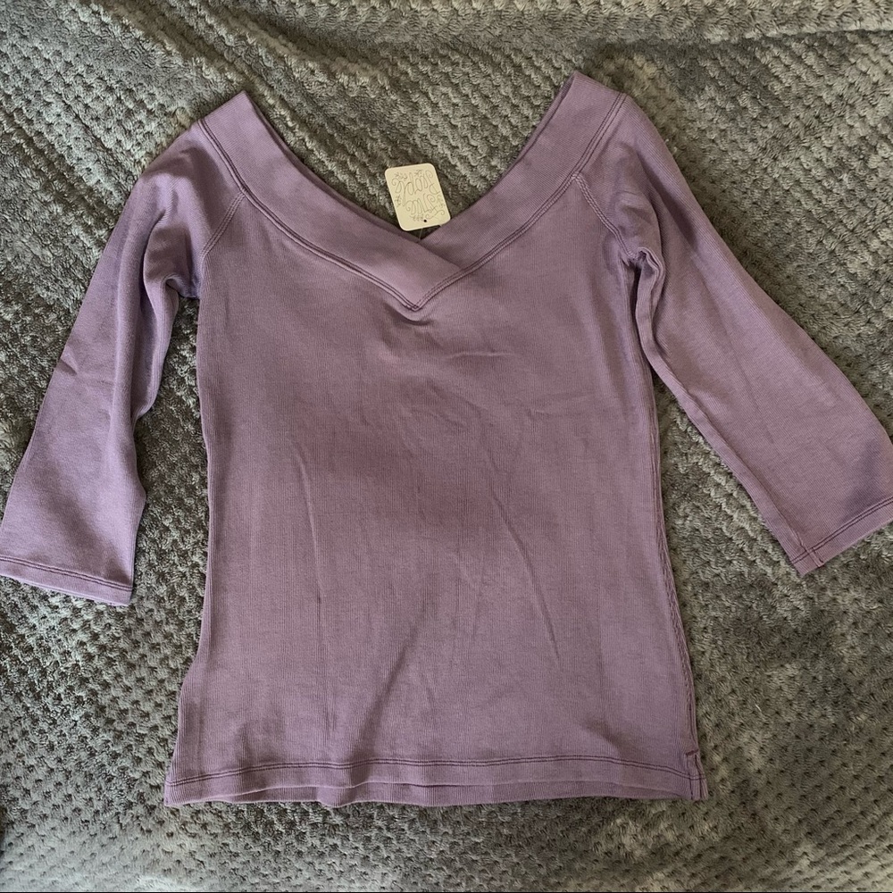 NWT Free People 3/4 Sleeve Shirt